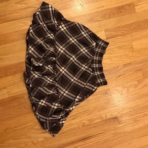 Plaid mini skirt size Medium from Old Navy